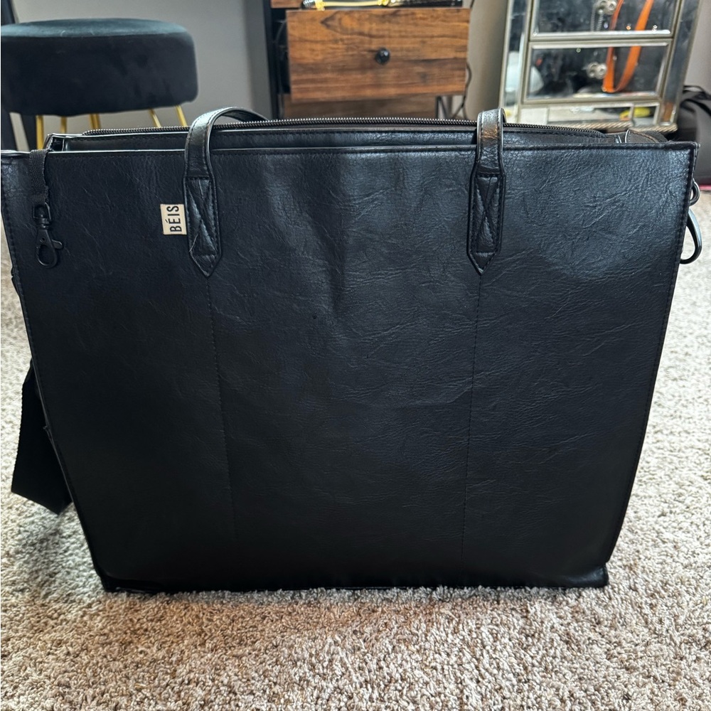 BEIS Black Tote Bag